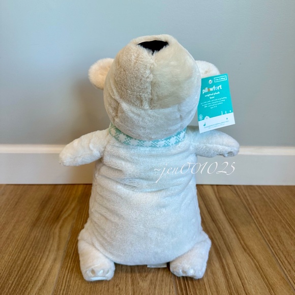 Polar Bear Weighted Plush Throw Pillow - Pillowfort - Picture 10 of 12